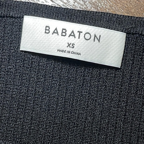 Aritzia Babaton Sculpt Knit Cami Tank Black Sz XS NWOT - Picture 3 of 3